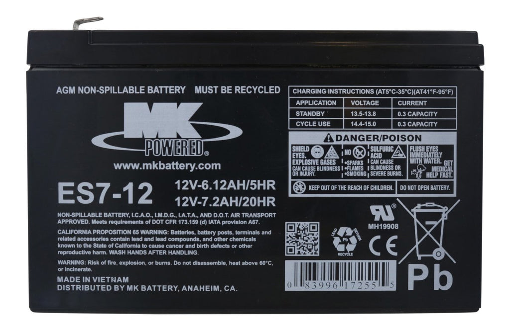 Cybex 750AT Arc Trainer Battery - Replaces Part #EC-18267